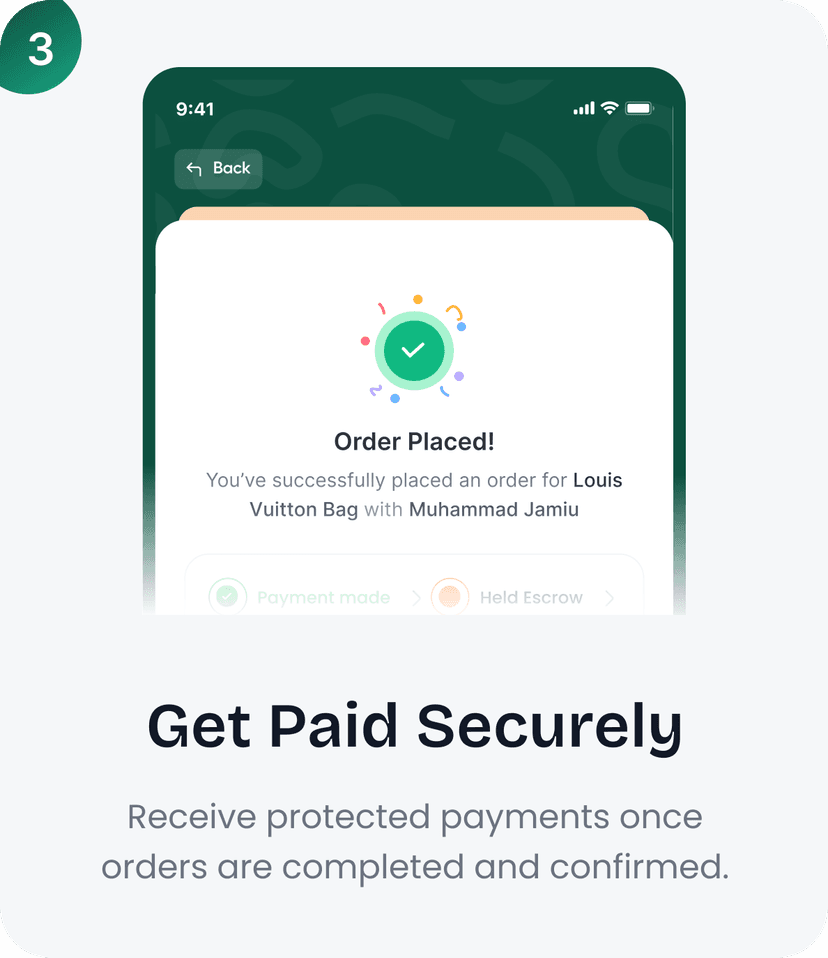 Vendor step 3
